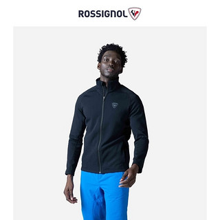 ROSSIGNOL卢西诺男士滑雪服中间层雪衣保暖舒适雪服金鸡滑雪服 黑色 L