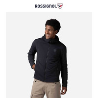 ROSSIGNOL卢西诺男款滑雪夹克中间层PRIMALOFT保暖舒适滑雪服外套 黑色 XL