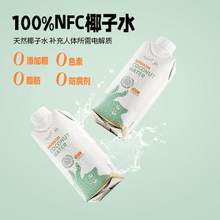 blumarine泰国100%天然椰子水330ml椰汁nfc香水椰电解质饮料