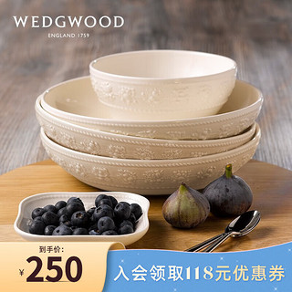 WEDGWOOD 威基伍德欢愉假日餐碗陶瓷饭碗实用面碗中式米饭碗 欢愉假日象牙白22厘米碗 1头