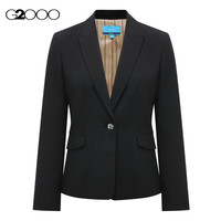 G2000【三防科技】G2000女装SS24柔软舒适防水防油防污易打理修身西服 轻薄三防-黑色修身24寸 40