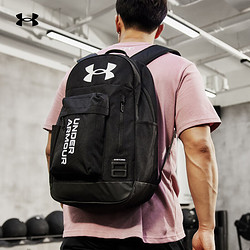 UNDER ARMOUR 安德玛 官方UA Halftime男女同款运动训练双肩背包Under Armour1362365 黑色001 均码