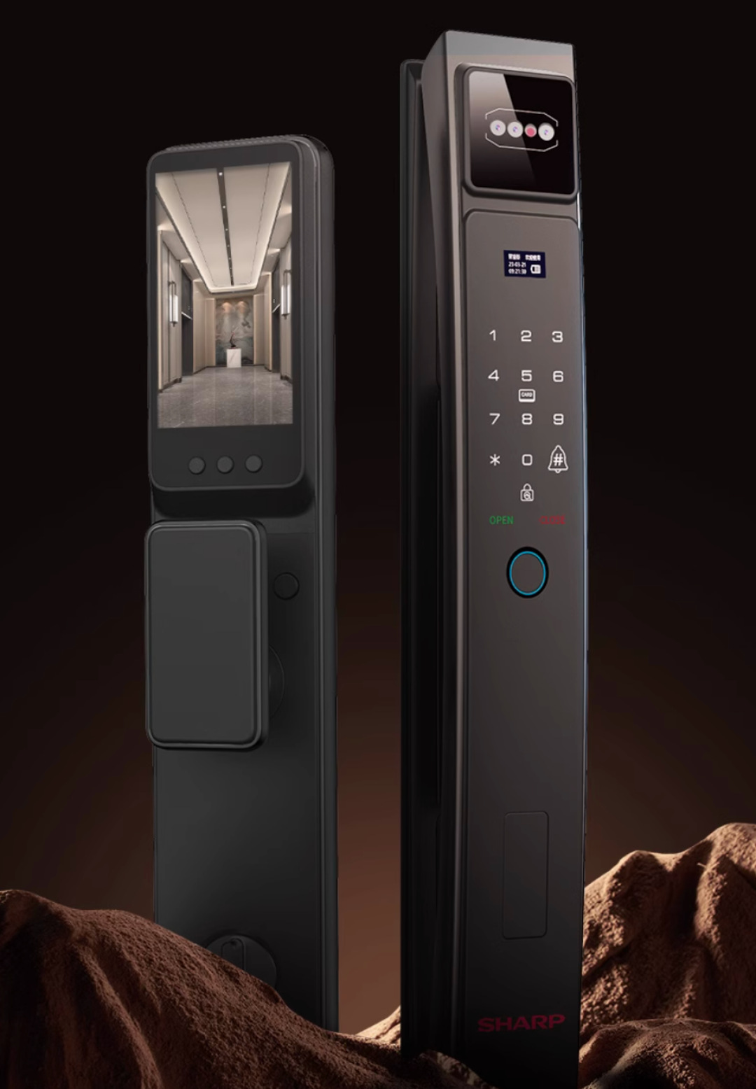 SHARP 夏普 H3-FV 3D人脸识别智能门锁