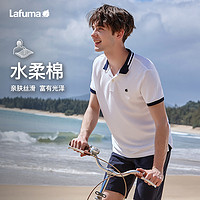 Lafuma 乐飞叶 法国LAFUMA乐飞叶户外新品水柔棉翻领韩版夏季POLO男休闲短袖T恤