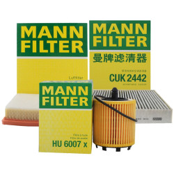 mannfilter曼牌滤清器曼牌mannfilter滤清器三滤套装机滤空气滤空调滤