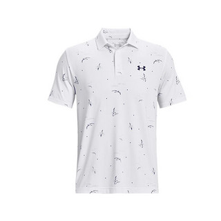 安德玛 UNDERARMOUR）Playoff 3.0男子印花高尔夫运动Polo衫1378677 白色108 3XL