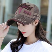 UKCF帽子女2023新款夏季防晒鸭舌帽户外休闲骑行字母刺绣棒球帽男春秋