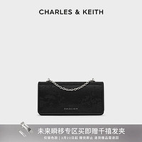 CHARLES & KEITH 龙年限定CHARLES&KEITH24;春季缎面链条斜挎小方包CK6-10681122-A