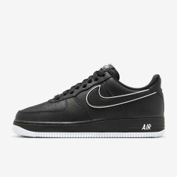 nike耐克男鞋nikeairforce1af1黑武士白边空军一号板鞋dv0788002