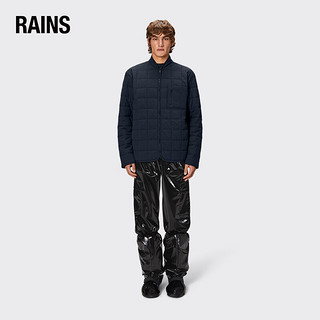 Rains 绗缝棉服男女同款 保暖轻薄夹克 Giron Liner Jacket 沙砾棕 S