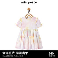 MiniPeace太平鸟童装夏新女童连衣裙F2FAE2203 彩花 120cm