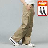 dickies24春夏 直筒休闲长裤 874改款双膝裤 DK012997 卡其色 25