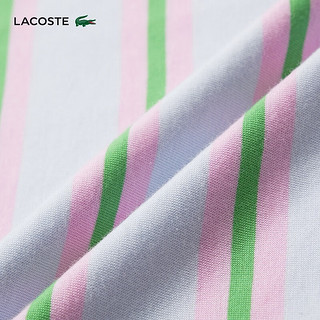 LACOSTELACOSTE法国鳄鱼24春季|TJ7122 IPQ/粉绿条纹拼色 6A 120