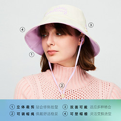 OhSunny 雙面戴防曬漁夫帽男女春夏季防紫外線戶外遮陽帽子