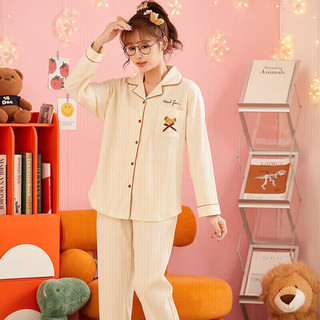 BONAS 宝娜斯 女士春季睡衣家居服套装