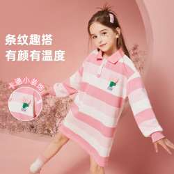 74元】abc kids女童装_abc kids 爱法贝 甜美学院风连衣裙 sf3