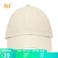 361° 帽子男女同款棒球帽户外运动休闲遮阳帽 512422018-3