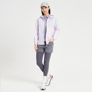 KOLON SPORT 可隆防晒衣短款防风夹克防泼水户外休闲衣女款皮肤衣夏