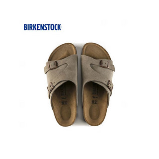 BIRKENSTOCK软木拖鞋男女款拖鞋外穿时尚凉拖Zurich系列 灰色常规版50461 35