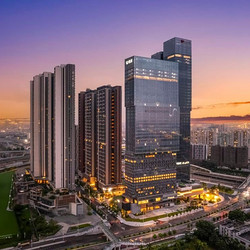 就在新塘火车站旁的潮流酒店全程不加价广州增城同派酒店舒适双床房2