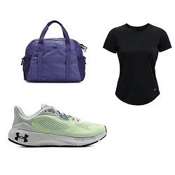 UNDER ARMOUR 安德玛 女子跑鞋+强森健身包+运动T恤