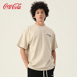 Coca-Cola 可口可乐 短袖t恤男潮牌夏季美式情侣体恤