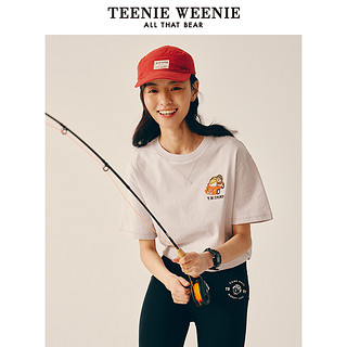 TeenieWeenie小熊奥莱卡通T恤女夏季女韩版时尚休闲款短袖t恤