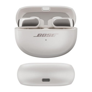 bose Ultra Open Earbuds无线蓝牙耳机开放式耳机耳夹式设计 具有Bose沉浸式音频功能 IPX4防水防汗 白色