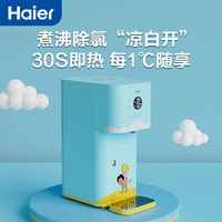 海尔智能调奶器除氯饮水机 不锈钢热水壶多功能婴儿冲泡奶粉机温奶器暖奶器 D203P定量出水+即时加热+净水滤芯套装 2L