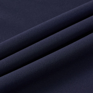 鸿星尔克儿童裤子男童裤子夏季梭织裤舒适裤子纯色儿童运动裤 蓝黑色 170