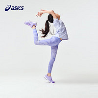 ASICS 亚瑟士 童装2024年春夏女童薄款柔软高弹舒适打底裤LEGGING 508深紫色满印 120cm