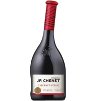J.P.CHENET 香奈 赤霞珠西拉红酒1500ml 大容量装   半干型  13度 法国原装进口 单支