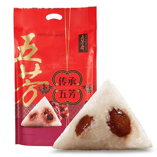 五芳斋 速冻香糯蜜枣粽 140g*6只 嘉兴粽子甜粽端午粽子早餐食品