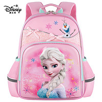 Disney 迪士尼 小学生书包 幼儿园女孩1-3年级女生轻便双肩儿童背包粉色FP8238A