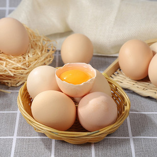 芮瑞 农家散养土鸡蛋 鲜鸡蛋柴鸡蛋初生蛋 生鲜 40g±5g/枚 30枚