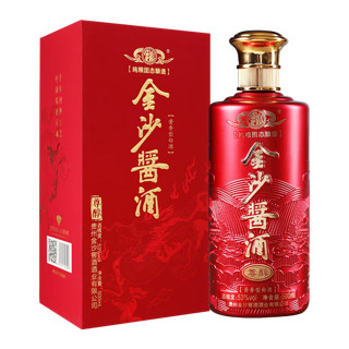 JINSHA 金沙 回沙酒 尊淳  贵州酱香型白酒 酱香型酒 53度 500mL 1盒