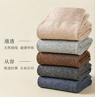 秋质 男士棉袜 5双（棉：95%）