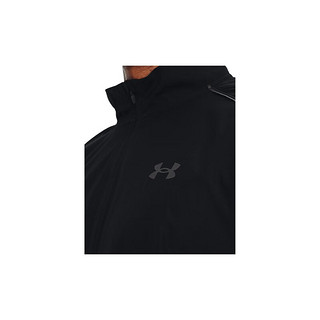 安德玛（UNDERARMOUR）春夏Storm男子跑步运动外套1376797 黑色001 XL