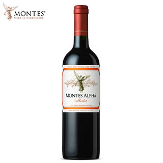 MONTES 蒙特斯 智利红酒蒙特斯欧法系列梅洛红葡萄酒14.5%vol750ml干红葡萄酒