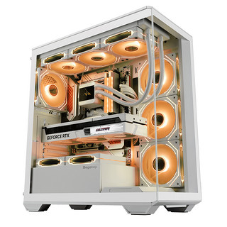 七彩虹白色电脑主机i7 14700F 4080 SUPER 4070ti super 4060ti 8g独立显卡AI设计师台式机电竞组装机diy整机