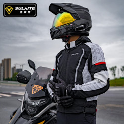 sulaite摩托车骑行服男机车服女防风防水赛车服四季骑士服防摔装备