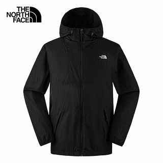 The North Face24春夏北面皮肤衣男款户外舒适透气防泼水UPF50+防晒衣8BA6 JK3 XL