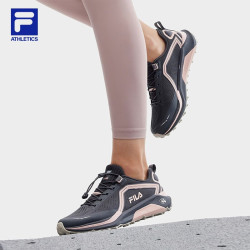 FILA 斐乐 山猫鞋3A LYNX ATR新品越野跑鞋女 阴影灰/浅腮红-DP 38