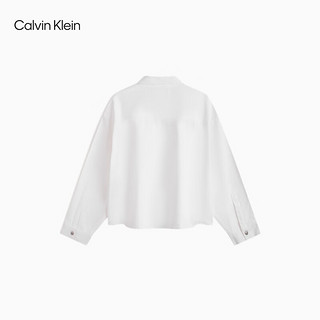 Calvin Klein【田柾国同款】 Jeans24男复古纯棉宽松衬衫J325552 1AA- 