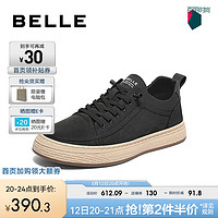 BeLLE 百丽 免系带舒适软底休闲鞋 A1470BM4 黑色 41