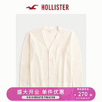 HOLLISTER24春夏休闲款宽松针织衫镂空织开衫男 356693-1 奶油色 XXL (185/124A)