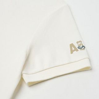 AIGLE【龙年系列】艾高POLO T恤24春夏速干防晒户外短袖男 粉白色 AS832 XL
