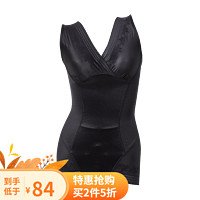 OWSL 奥维丝丽 连体塑身衣收肚子提臀塑身衣穿衣显瘦塑身衣 塑黑 M