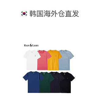 拉夫劳伦 韩国POLO RALPH LAUREN圆领短袖男女同款优质棉质面料简约