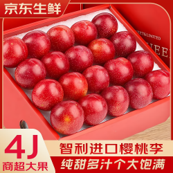 秒杀1000箱！智利樱桃李4J级 5斤礼盒装